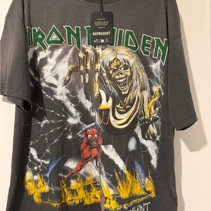 Iron Maiden Graphic Tee - Charcoal